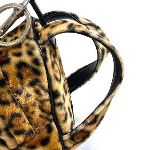 SAINT LAURENT PARIS 441911 Leopard Mini Backpack Key Holder Bag Charm - Picture 6 of 12